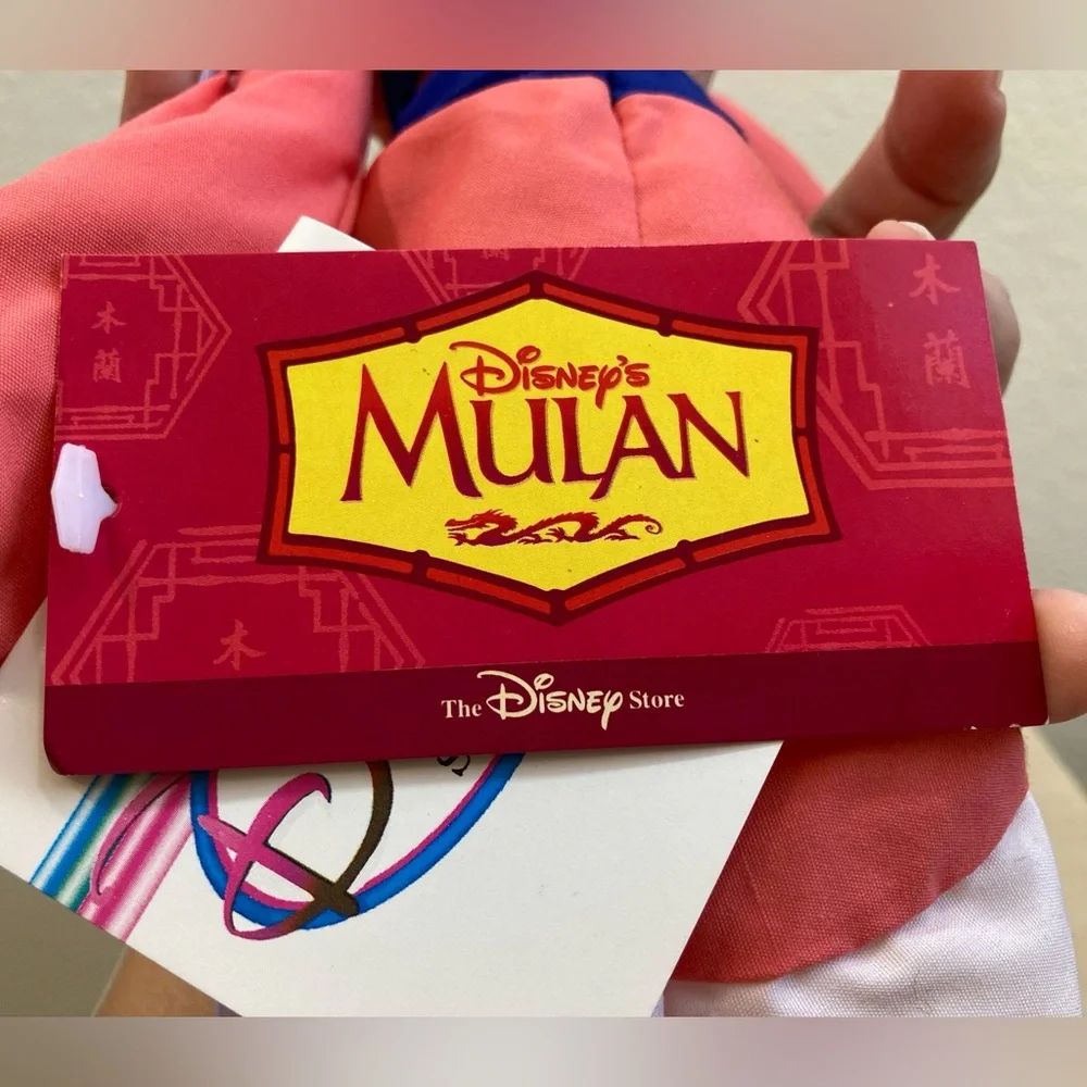 Disney Mulan Mini Bean Bag Plush Pink Matchmaker Outfit Collectible - Picture 7 of 11